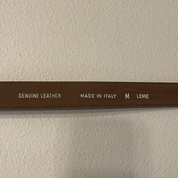 NWOT Lemie Leather Belt Sz Medium Alligator Print Made in Italy. - Picture 6 of 8